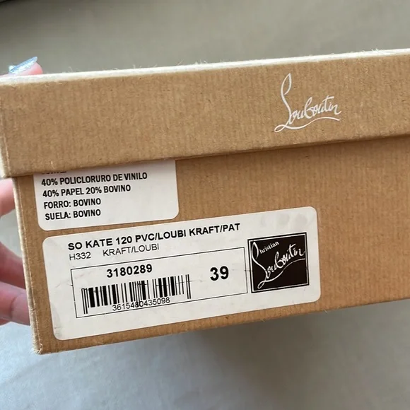 NWT ❤️Christian Louboutin❤️So Kate 120 Kraft Paper Pumps - Picture 6 of 9